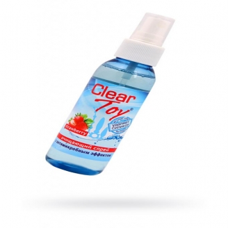 Очищающий спрей ''CLEAR TOYS STRAWBERRY'' с антимикробным эффектом, 100 мл